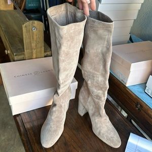 NEW Chinese Laundry. Suede Mars Brown Taupe-boot, Krafty. Size 8.5